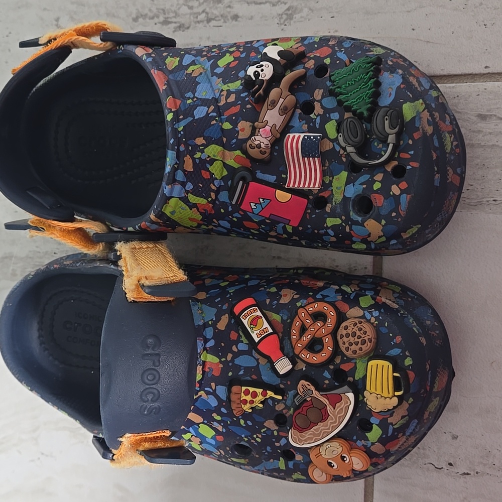 Kids CROCS Colorful Clogs with Fun Jibbitz